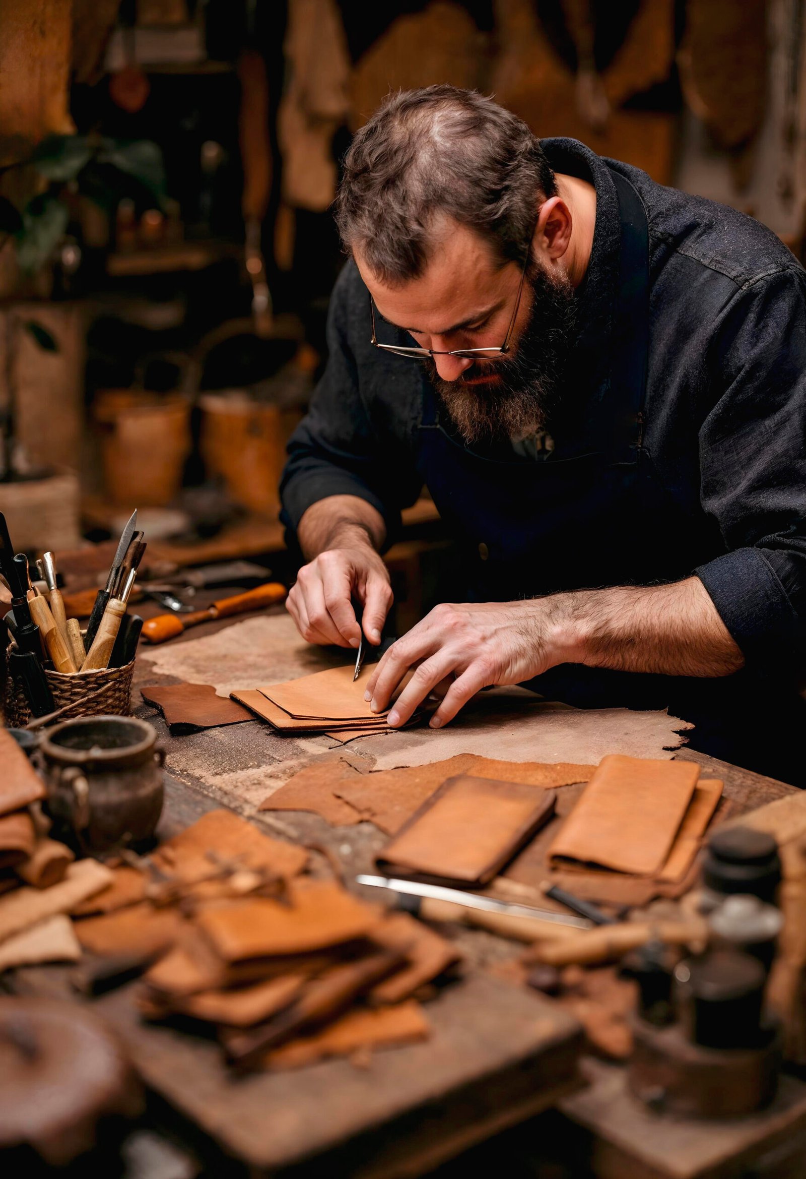 leather-craftsman-work